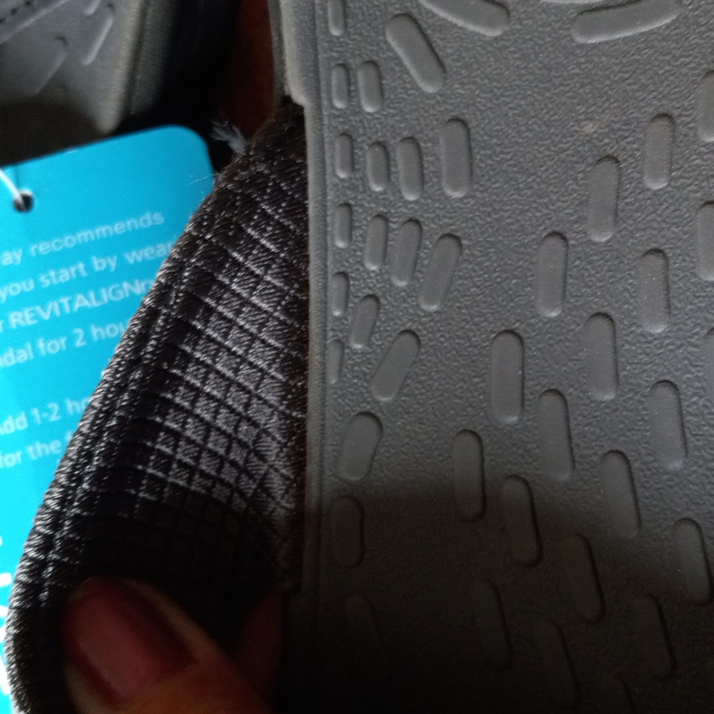 New Balance REVITALIGN RX Gray Flip Flops MENS SZ.12 - Picture 12 of 14